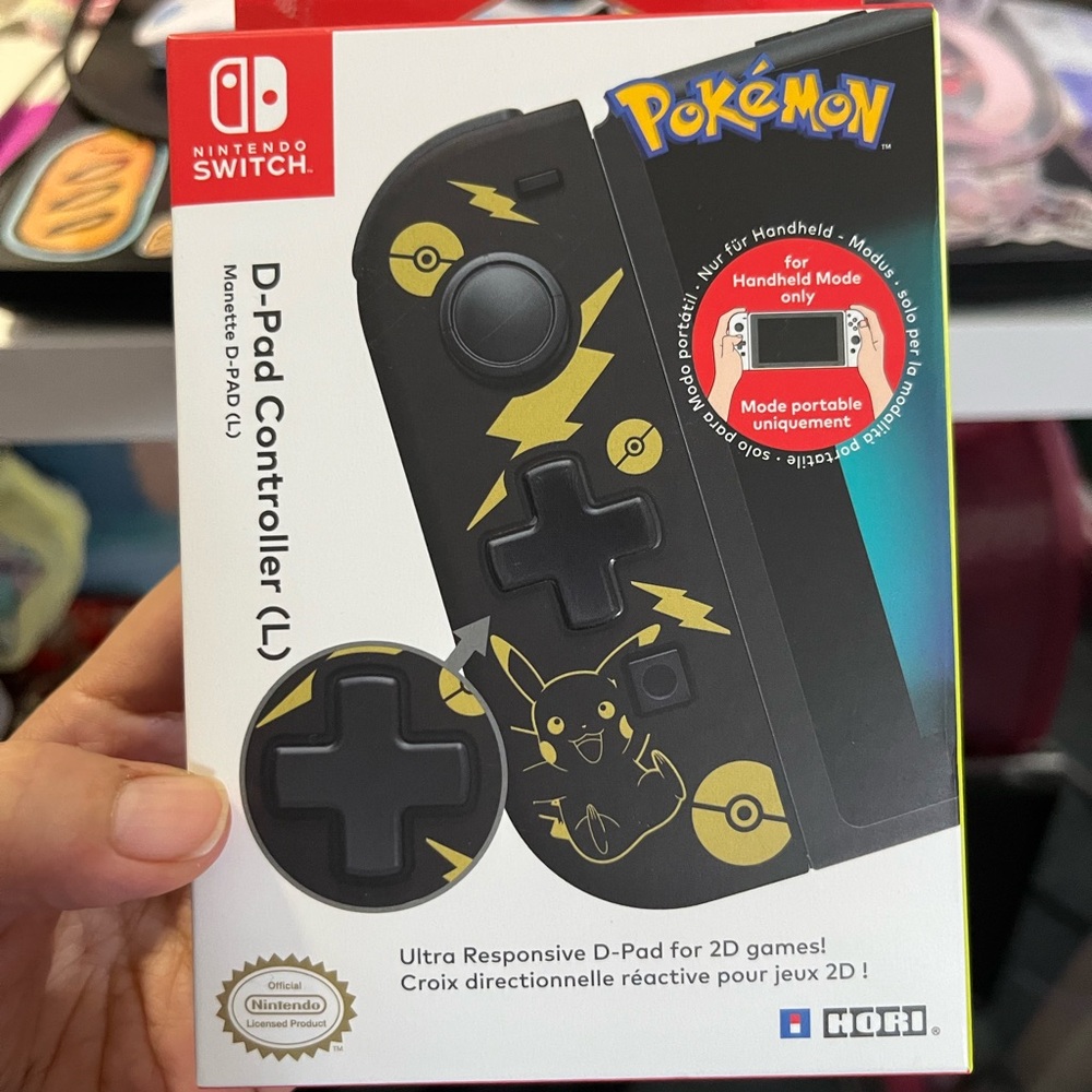 Nintendo switch Pokémon pikachu d-pad controller joy con (L)